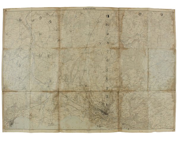 PLACE D'ARMES DE LAUSANNE - 1:25.000. Atlas Topographique de la …