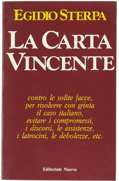 LA CARTA VINCENTE.