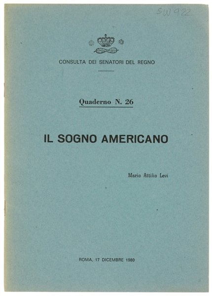 IL SOGNO AMERICANO.
