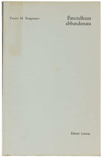 FANCIULLEZZA ABBANDONATA.