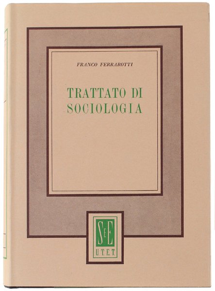 TRATTATO DI SOCIOLOGIA.