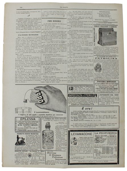 LA RANA - Giornale Umoristico con caricature e disegni a … | Immagine principale