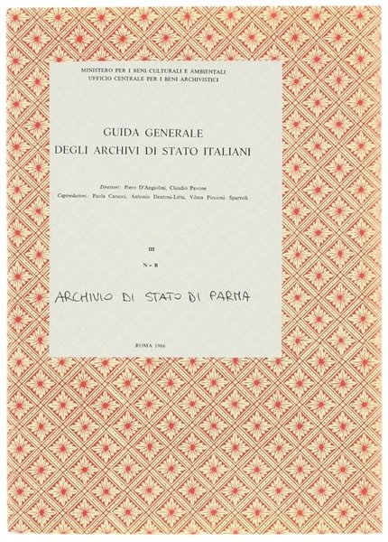 ARCHIVIO DI STATO DI PARMA.