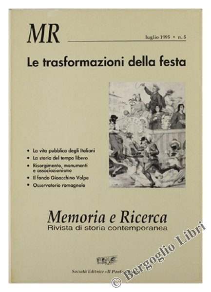 LE TRASFORMAZIONI DELLA FESTA.