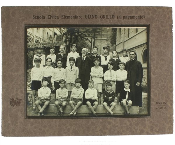 FOTO DELLA QUARTA CLASSE ELEMENTARE. Anno scolastico 1928.29 - Anno …