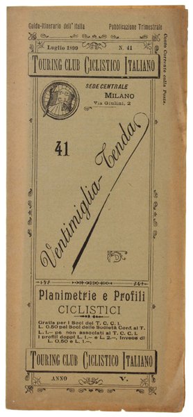 VENTIMIGLIA TENDA. Planimetrie e Profili Ciclistici - N. 41. | Immagine principale