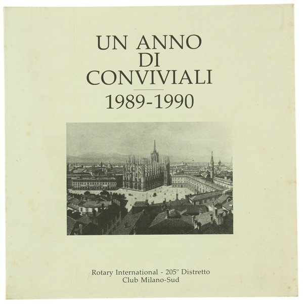 UN ANNO DI CONVIVIALI. 1989-1990.