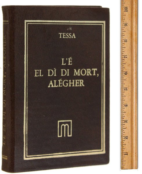L'E' ED DI' DI MORT ALEGHER! Nove saggi lirici in …