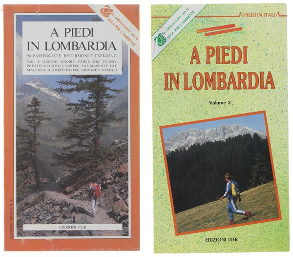 A PIEDI IN LOMBARDIA. Volume 1 + 2 (completo)