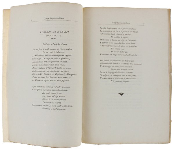 XIX FAVOLE (Dal Lafontaine) A Vittorio Sanguinetti Il Giorno delle … | Immagine principale