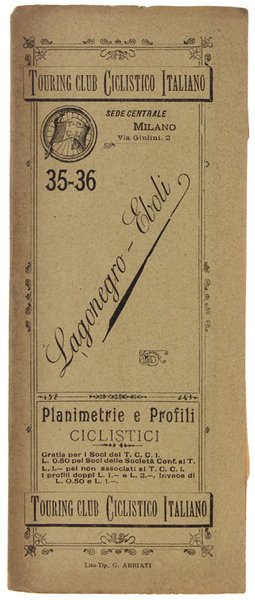 LAGONEGRO - EBOLI. Planimetrie e Profili Ciclistici - N. 35-36. | Immagine principale