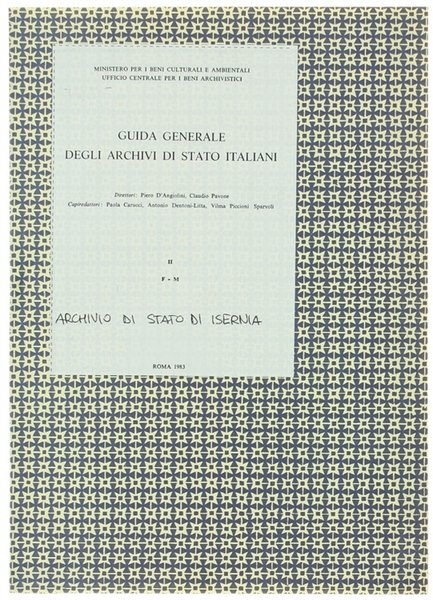 ARCHIVIO DI STATO DI ISERNIA.