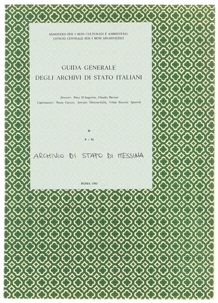 ARCHIVIO DI STATO DI MESSINA.