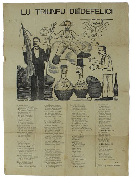 LU TRIUNFU DI DE FELICI [documento originale].