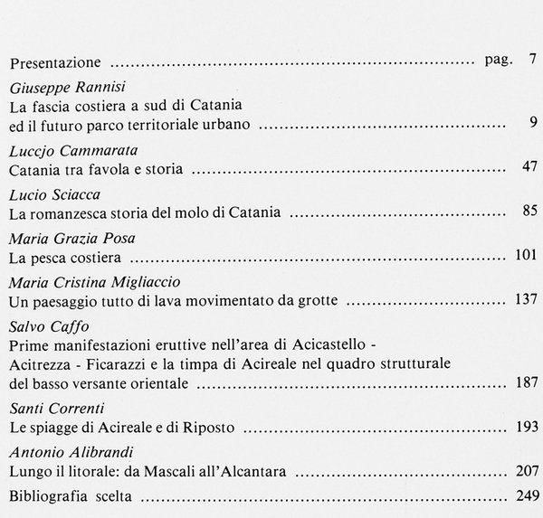 DAL SIMETO ALL'ALCANTARA: Coste del Catanese. Fotografie di Luciano Signorello