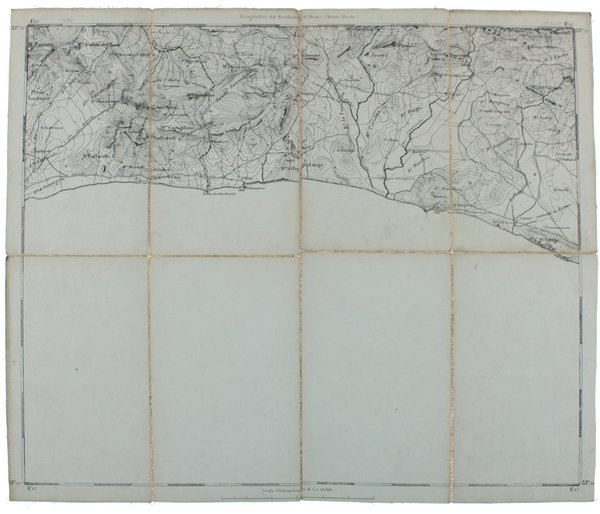 MONTE DESUSINO. Foglio N° 272 della Carta d'Italia. Scala 1:50.000. …