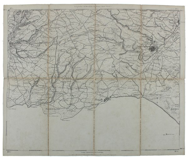 SPACCAFORNO. Foglio N° 276 della Carta d'Italia. Scala 1:50.000. Longitudine …