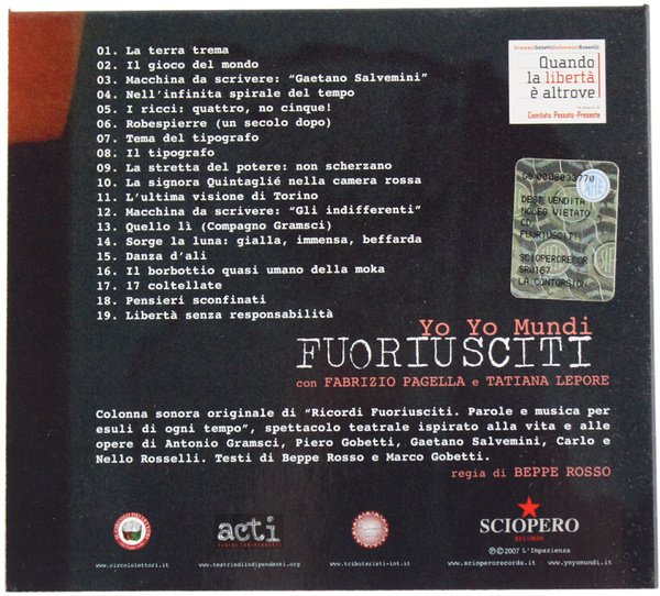 FUORIUSCITI. Con Fabrizio Pagella e Tatiana Lepore.