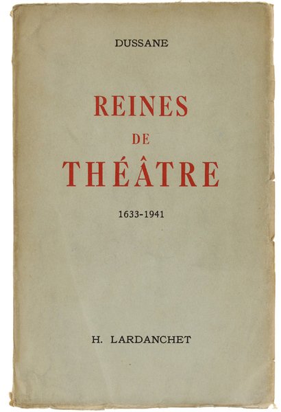 REINES DE THEATRE 1633-1941.