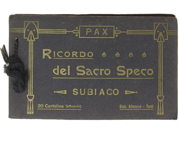 RICORDO DEL SACRO SPECO - SUBIACO. 20 Cartoline (affreschi).