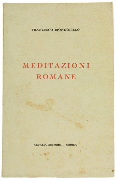 MEDITAZIONI ROMANE.