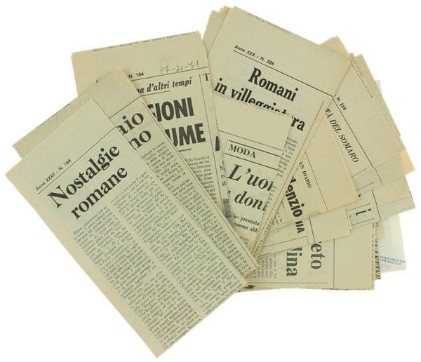 ROMA: RICORDI, DIVAGAZIONI e altro. Raccolta di 23 articoli.