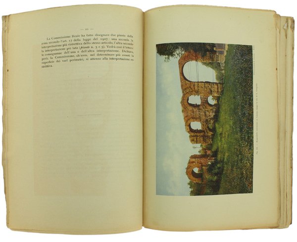 LA ZONA MONUMENTALE DI ROMA E L'OPERA DELLA COMMISSIONE REALE.