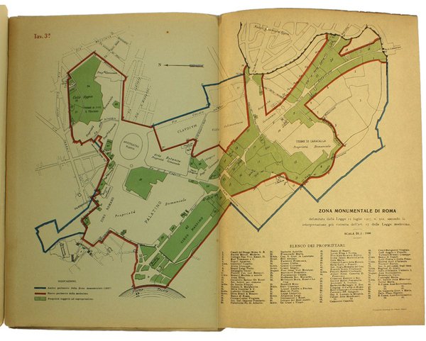 LA ZONA MONUMENTALE DI ROMA E L'OPERA DELLA COMMISSIONE REALE.