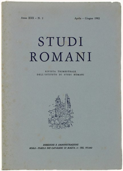 STUDI ROMANI. Rivista trimestrale. Anno 1982 - N. 2.