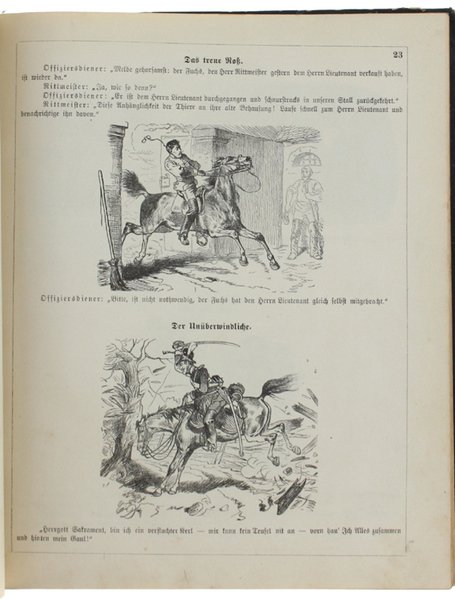 GENERAL ROCKSCHÖSSELS ERINNERUNGEN. Heitere Bilder aus dem Soldatenleben. Teil I …