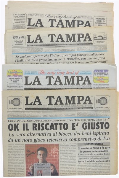LA TAMPA. Raccolta di 4 numeri. Anno IV/1998 - N. …