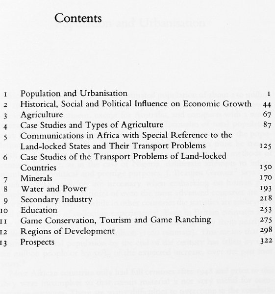 STUDIES IN EMERGING AFRICA [First edition]