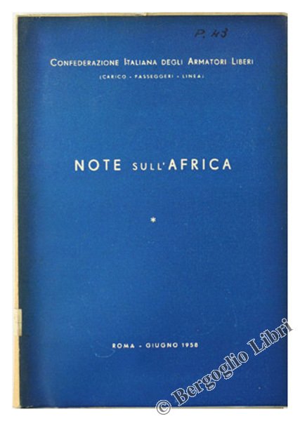 NOTE SULL'AFRICA.