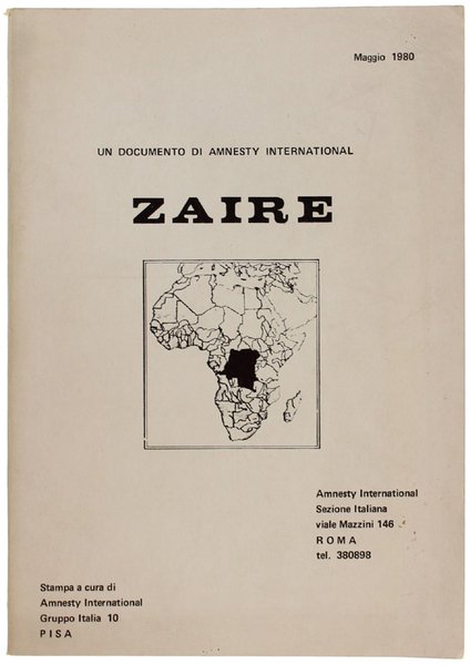 ZAIRE. Un documento di Amnesty International.