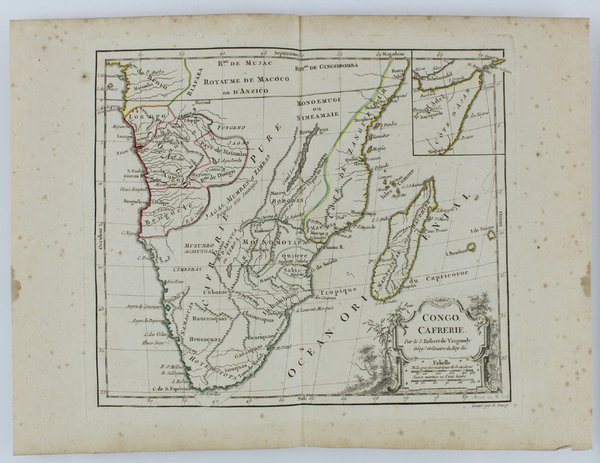CONGO, CAFRERIE. [Original copper engraved map, 1778] | Immagine principale