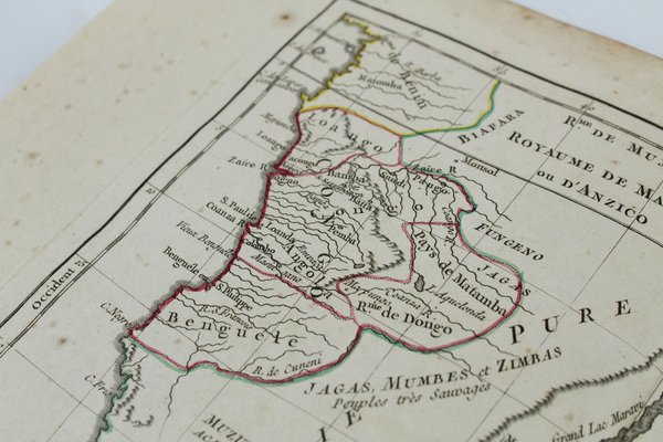 CONGO, CAFRERIE. [Original copper engraved map, 1778] | Immagine Gallery 2