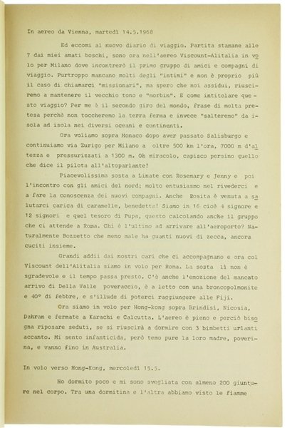 PASSEGGIATA "PACIFICA" TRA LE ISOLE.
