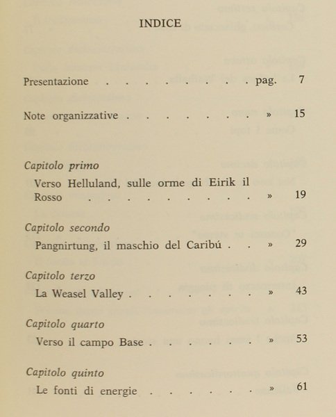 TERRA DI BAFFIN - Note e impressioni sulla prima spedizione …