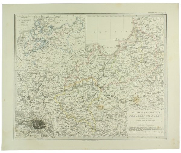 DIE PREUSSISCHEN PROVINZEN PREUSSEN UND POSEN bearbeitet von C.Vogel.