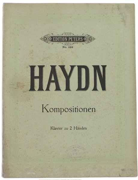 KOMPOSITIONEN FUR PIANOFORTE. Neue ausgabe von Adolf Ruthardt.