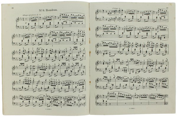 STUDI PER PIANOFORTE. L'ARTE DI DITEGGIARE - 26 Studi melodici. …