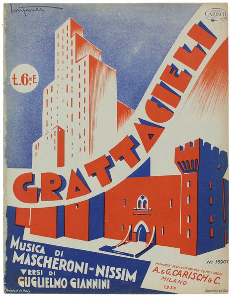 GRATTACIELI. Valzer (spartito).