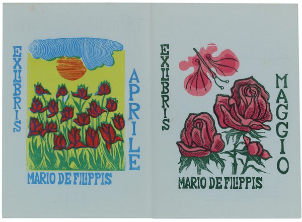 EX LIBRIS EFEMERIDALI BIZZARRI E BELLI. DALL'OLIVO CONTORTO MARIEELISA LEBORONI …