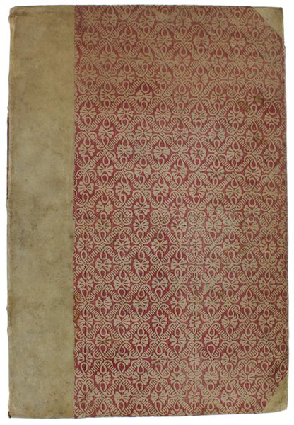 LEGATURA ANTICA ORIGINALE (1737) IN MEZZA PERGAMENA E ANGOLI, CON …