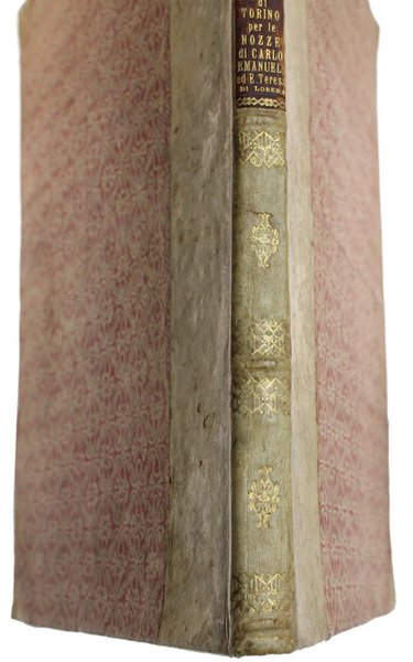 LEGATURA ANTICA ORIGINALE (1737) IN MEZZA PERGAMENA E ANGOLI, CON …