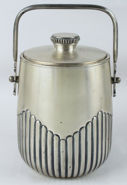 SECCHIELLO VINTAGE PORTA GHIACCIO MACABO - METALLO E VETRO.