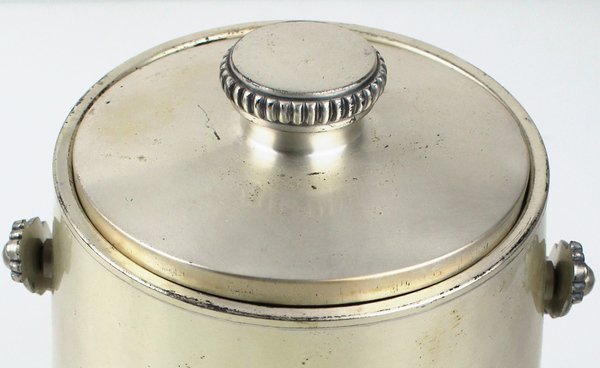 SECCHIELLO VINTAGE PORTA GHIACCIO MACABO - METALLO E VETRO.