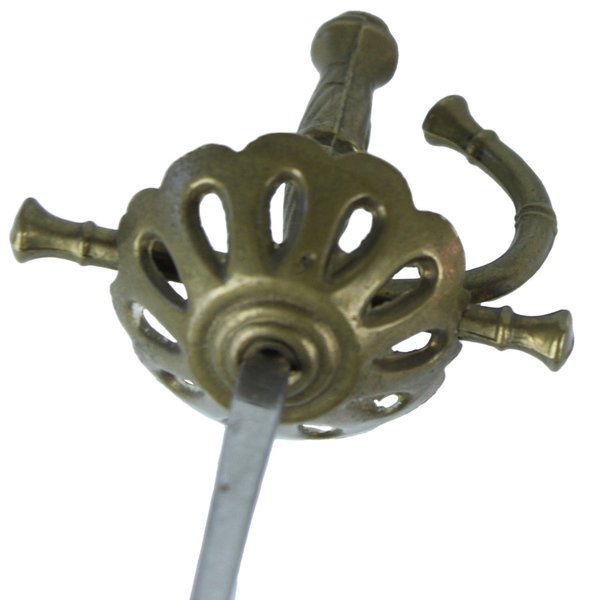 SPADINO TAGLIACARTE vintage . ottone e acciaio cm 27 | Immagine Gallery 2