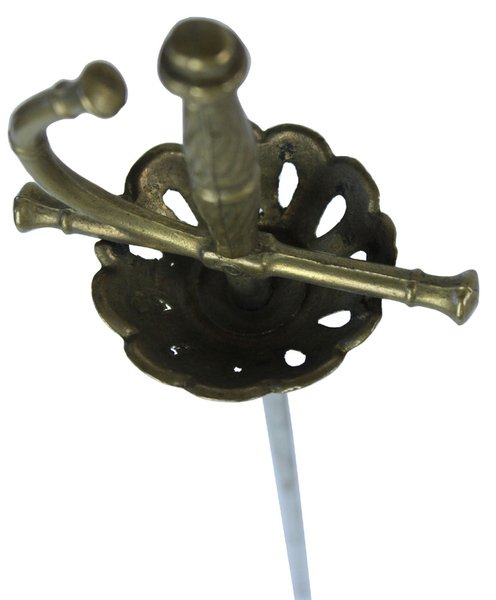 SPADINO TAGLIACARTE vintage . ottone e acciaio cm 27 | Immagine Gallery 5