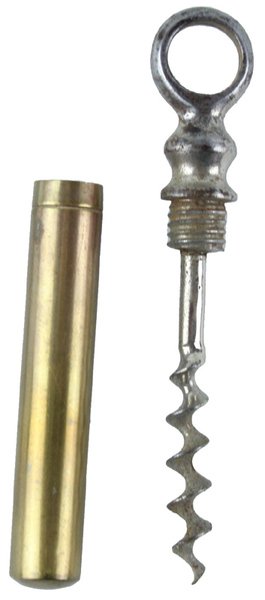 CAVATAPPI TASCABILE da picnic in ottone e acciaio, primo '900. | Immagine Gallery 4